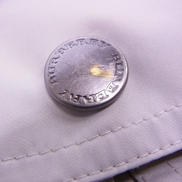 実際に弊社で買取させて頂いたBURBERRY LONDON/バーバリーロンドン ジップアップ ブルゾン ベージュ/160Aの画像 8枚目