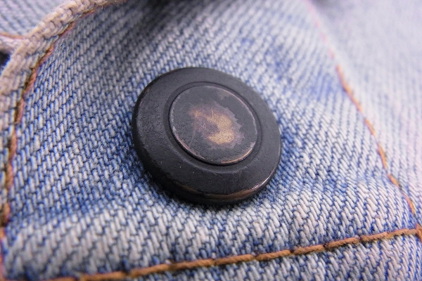 実際に弊社で買取させて頂いたFACTOTUM/ファクトタム カスタムデニムジャケット/46の画像 6枚目