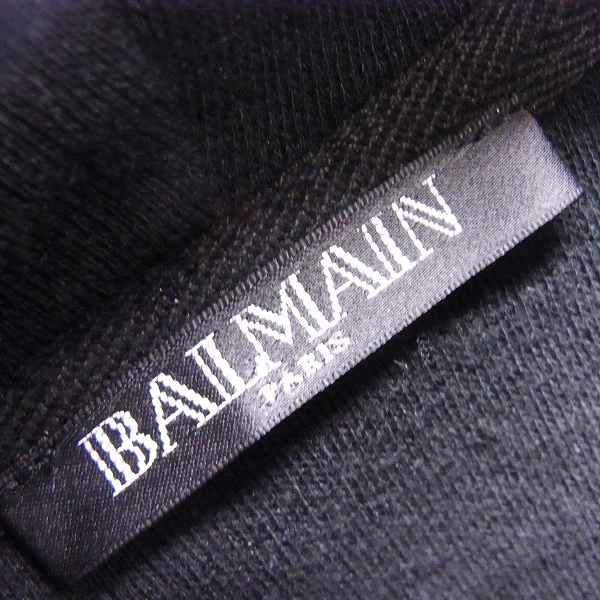 実際に弊社で買取させて頂いたBALMAIN/バルマン 16SS ジップアップ カーディガンパーカー/S6HJ249D313/XSの画像 2枚目