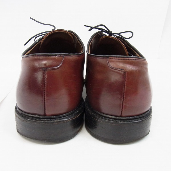 実際に弊社で買取させて頂いたAllen Edmonds/アレンエドモンズ コードバン プレーントゥ レザーシューズ LEEDS 9581/10Eの画像 1枚目