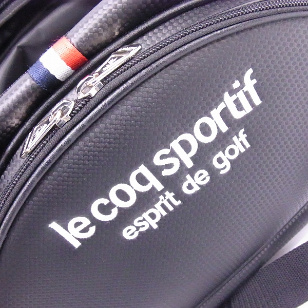 実際に弊社で買取させて頂いたle coq sportif/ルコックスポルティフ ゴルフボストンバッグ カーボン ブラックの画像 4枚目