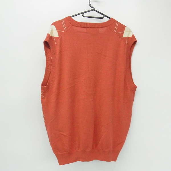 実際に弊社で買取させて頂いたBROOKS BROTHERS/ブルックスブラザーズ アーガイル柄 ニットベスト/Mの画像 1枚目