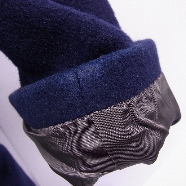 実際に弊社で買取させて頂いたkolor/カラー Angora Wool バイカラー チェスターコート/3の画像 6枚目