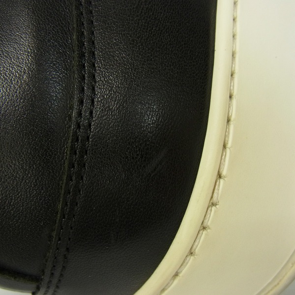 実際に弊社で買取させて頂いたBALMAIN/バルマン サイドジップ レザーハイカットスニーカー/42の画像 7枚目