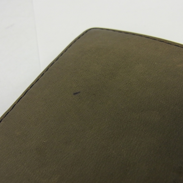 実際に弊社で買取させて頂いたMIHARAYASUHIRO/ミハラヤスヒロ あぶり出し加工 レザー手帳カバーの画像 5枚目