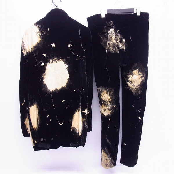 実際に弊社で買取させて頂いたato/アトウ ベロア セットアップスーツ W01-J06-0503/W01-P16-0503/50の画像 1枚目