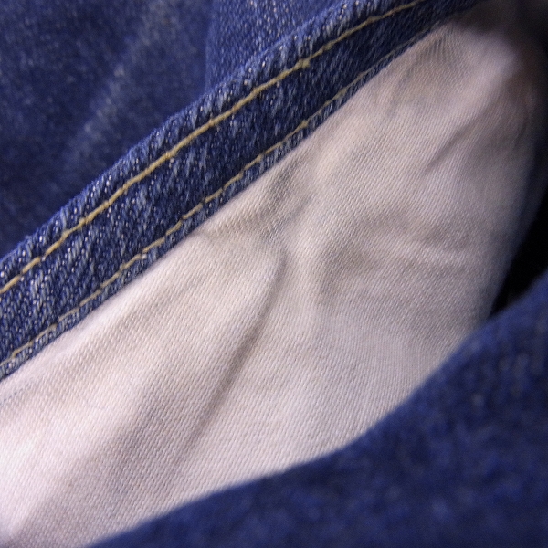 実際に弊社で買取させて頂いたBLUE BLUE/ブルーブルー ストレートデニムパンツ/31の画像 7枚目