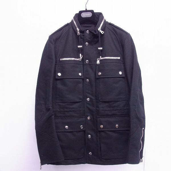 実際に弊社で買取させて頂いたBALMAIN/バルマン 15SS ミリタリージャケット s5ht854c828/44