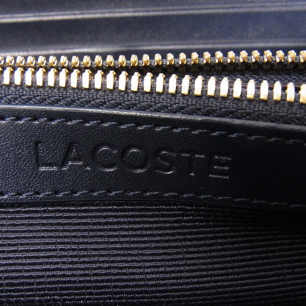 実際に弊社で買取させて頂いたLACOSTE/ラコステ ラウンドファスナー 長財布の画像 4枚目