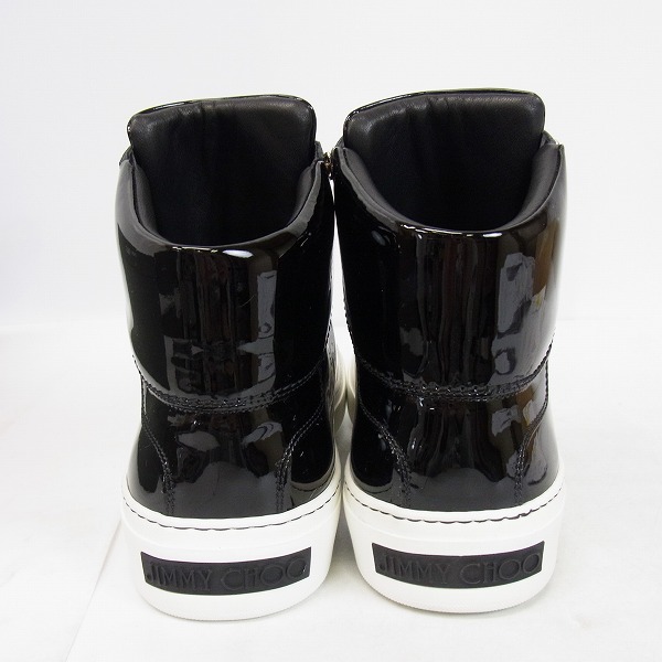 実際に弊社で買取させて頂いたJIMMY CHOO/ジミーチュウ パテントハイカットスニーカー 40の画像 1枚目