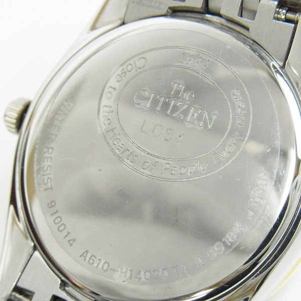 実際に弊社で買取させて頂いたCITIZEN/シチズン The CITIZEN/ザ シチズン A610-H14070TA SS18K 1999 腕時計の画像 3枚目