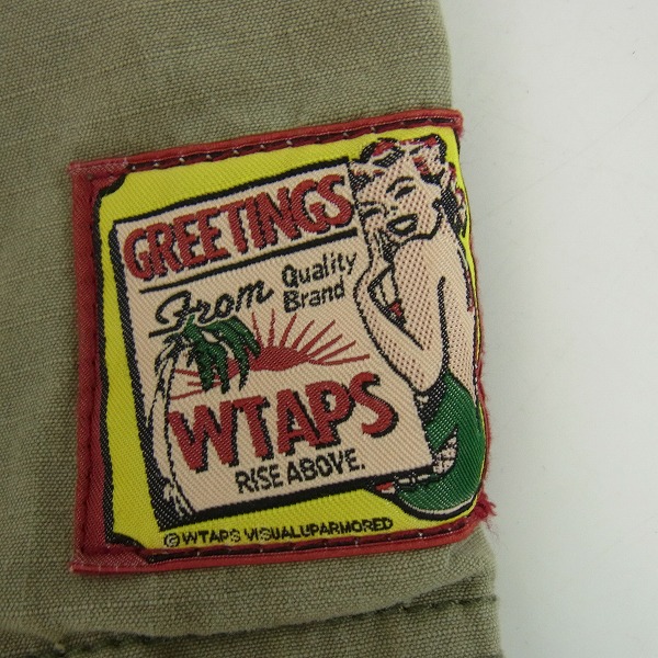 WTAPS/ダブルタップス JUNGLE CHOPPED レオパード切替 ハーフ カーゴ