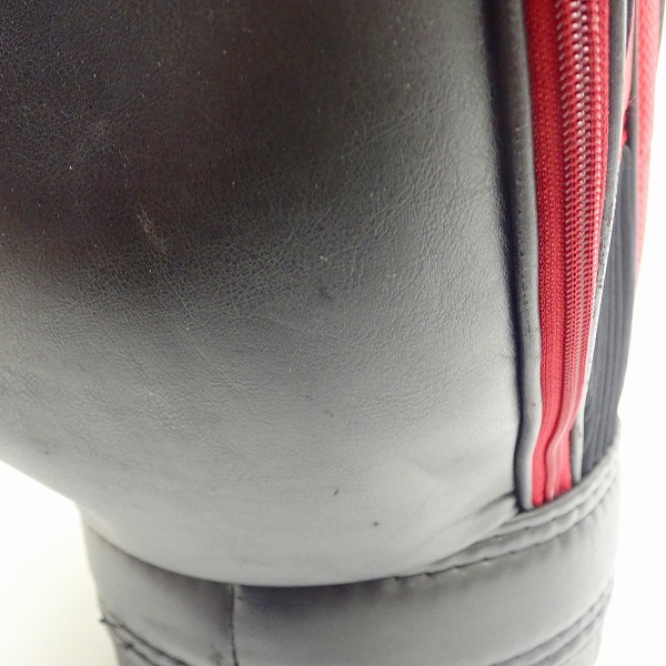実際に弊社で買取させて頂いたle coq sportif/ルコックスポルティフ 9.0型 7分割 キャディバッグ/レッド×ブラック QQ1087の画像 7枚目