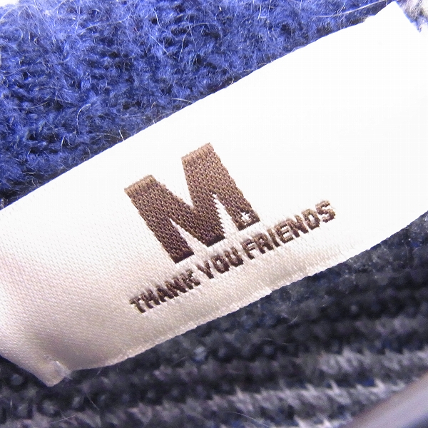 実際に弊社で買取させて頂いたM/エム ビッグカモ ニットセーター/Sの画像 2枚目