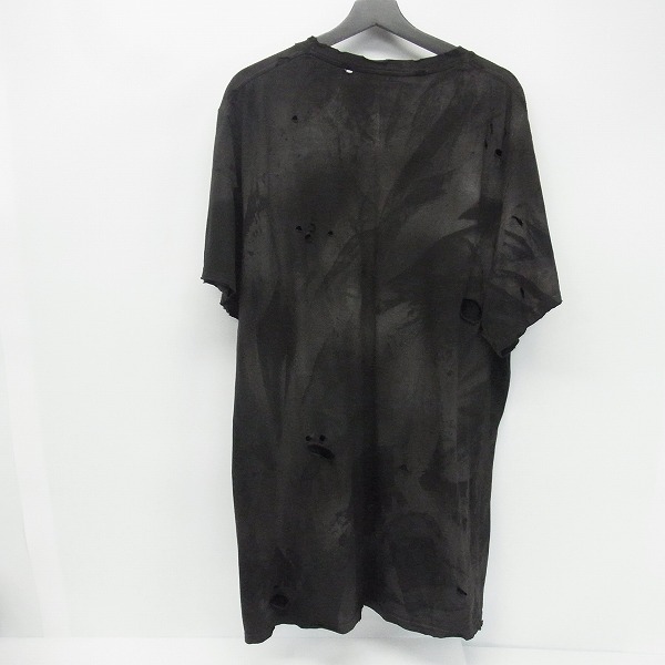 実際に弊社で買取させて頂いたBALMAIN/バルマン スネークプリントダメージ加工Tシャツ/W7H8063I073D/TUの画像 1枚目
