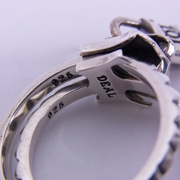 実際に弊社で買取させて頂いたDEAL DESIGN/ディールデザイン マジカルジップ リング/16.5号の画像 4枚目