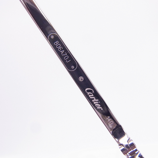 実際に弊社で買取させて頂いたCARTIER/カルティエ 度入り眼鏡 サントス EYE00125の画像 6枚目