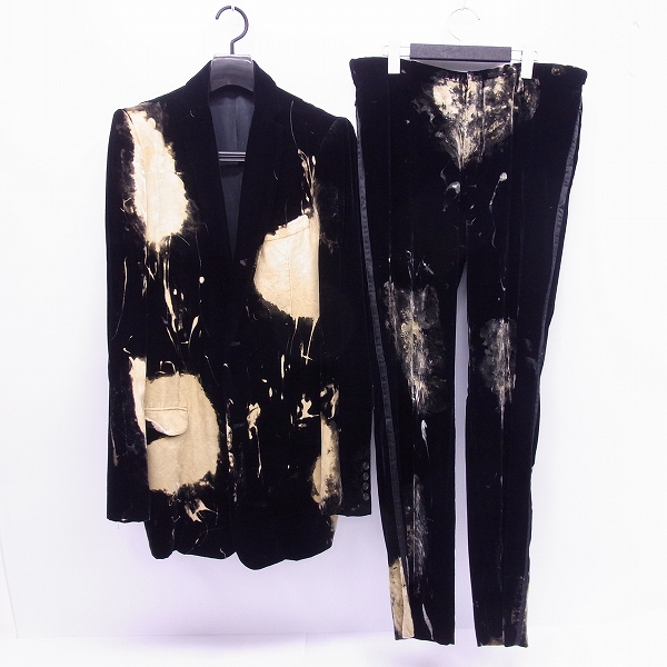 実際に弊社で買取させて頂いたato/アトウ ベロア セットアップスーツ W01-J06-0503/W01-P16-0503/50