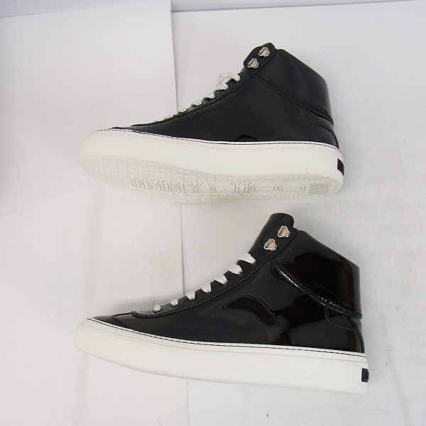 実際に弊社で買取させて頂いたJIMMY CHOO/ジミーチュウ パテントハイカットスニーカー 40の画像 3枚目