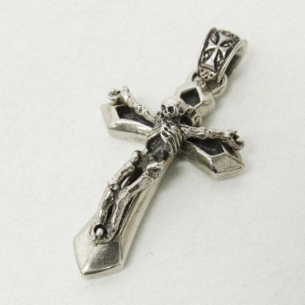 実際に弊社で買取させて頂いたDEAL DESIGN/ディールデザイン リバイブクロススカルペンダント