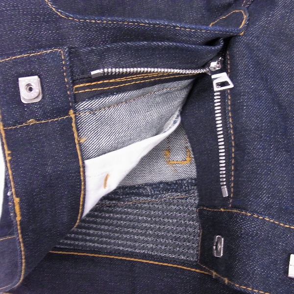 実際に弊社で買取させて頂いたBALMAIN/バルマン 15AW バイカー デニム パンツ W5HT551C710/27の画像 3枚目
