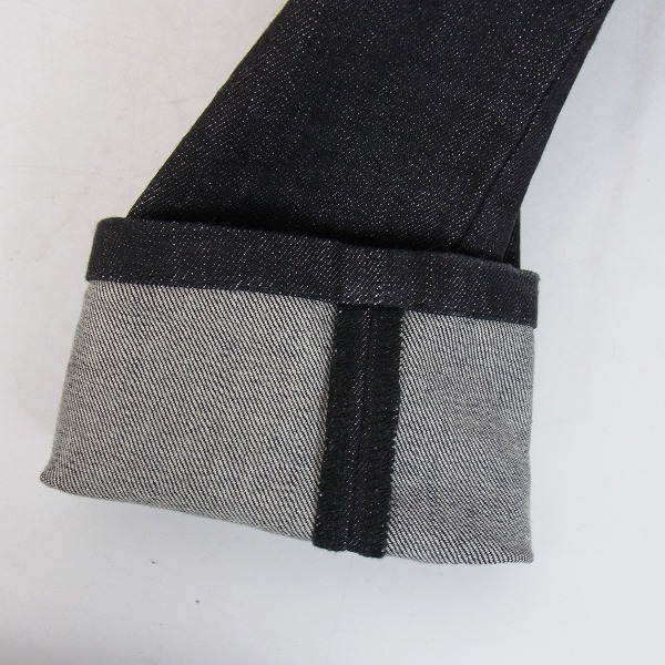 実際に弊社で買取させて頂いたBALMAIN/バルマン 2014 バイカーデニムパンツ/W4HT551C710/27の画像 9枚目