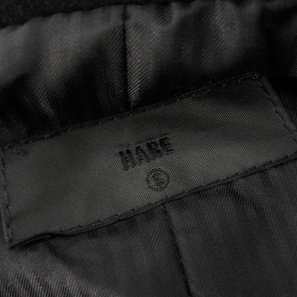 実際に弊社で買取させて頂いたHARE/ハレ ウール Pコート HA030108MN/Sの画像 2枚目