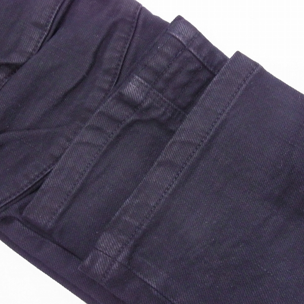実際に弊社で買取させて頂いたBALMAIN/バルマン バイカー デニムパンツ W5HT502C480/27の画像 9枚目