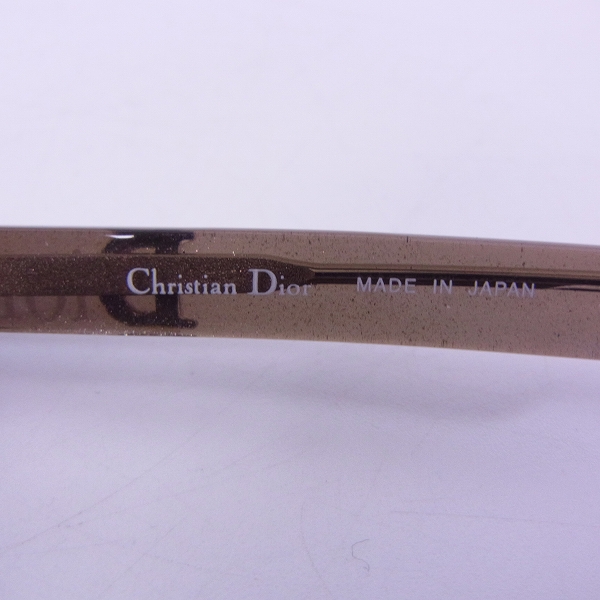 実際に弊社で買取させて頂いたChristian Dior/クリスチャンディオール メガネフレーム ブラウン CD-7014J C4Bの画像 3枚目