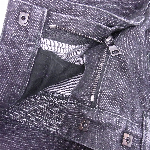 実際に弊社で買取させて頂いたBALMAIN/バルマン 14AW バイカー デニム パンツ W4HT500C711/27の画像 3枚目