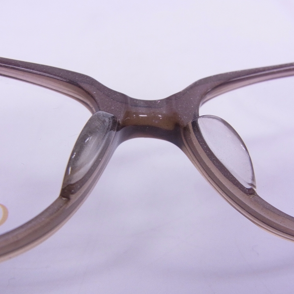 実際に弊社で買取させて頂いたChristian Dior/クリスチャンディオール メガネフレーム ブラウン CD-7014J C4Bの画像 2枚目