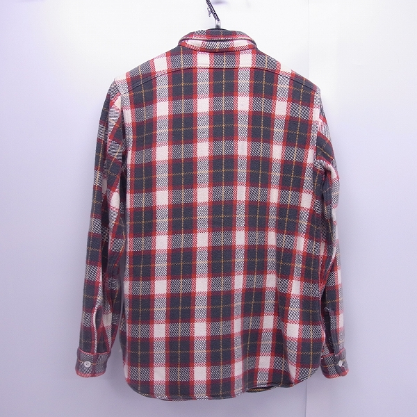 実際に弊社で買取させて頂いたDUBBLEWORKS/ダブルワークス チェック ヘビー ネルシャツ/38の画像 1枚目