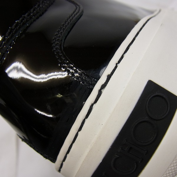 実際に弊社で買取させて頂いたJIMMY CHOO/ジミーチュウ パテントハイカットスニーカー 40の画像 6枚目