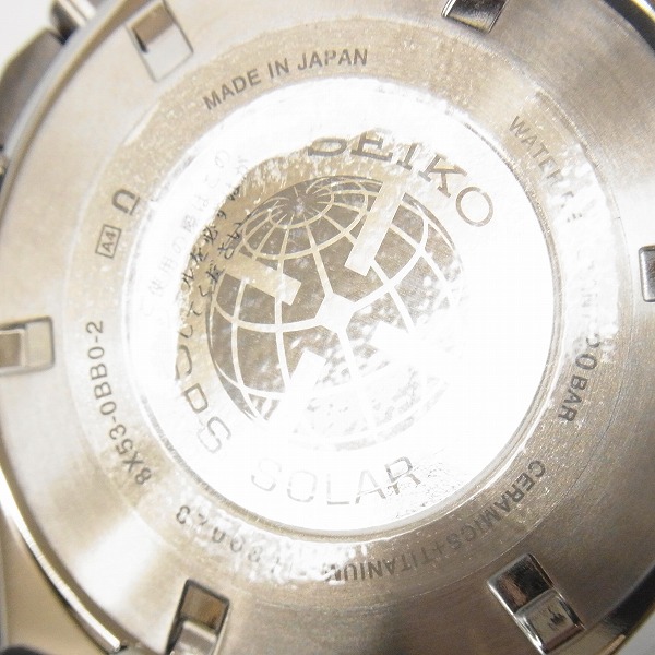 実際に弊社で買取させて頂いたSEIKO/セイコー 腕時計 ASTRON/アストロン スポーツライン デュアルタイム GPSソーラー SBXB167　の画像 3枚目