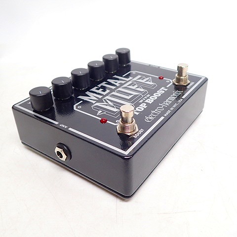 実際に弊社で買取させて頂いた【動作確認済み】electro-harmonixエレクトロ ハーモニクス METAL MUFF with TOP BOOST エフェクターの画像 4枚目