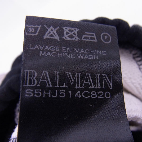 実際に弊社で買取させて頂いたBALMAIN/バルマン ショートバイカーパンツ S5HJ514C820/XSの画像 6枚目