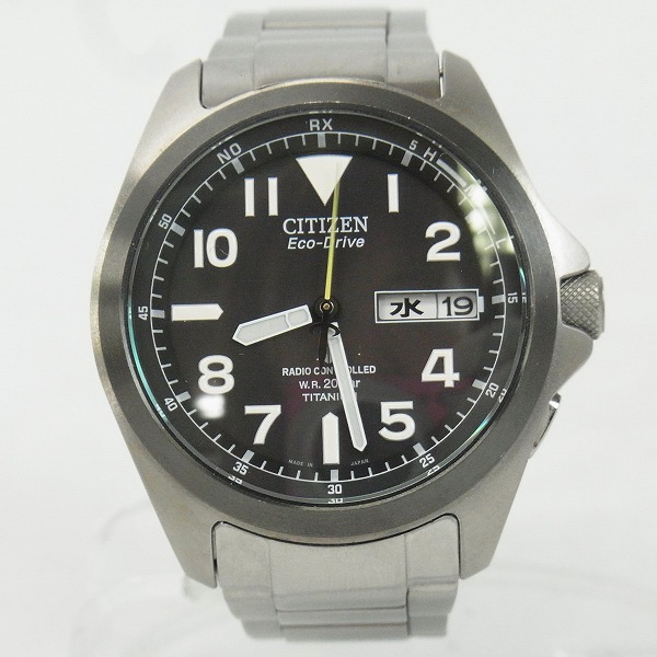 実際に弊社で買取させて頂いたCITIZEN/シチズン ECO-DRIVE PROMASTER/エコドライブ プロマスター 電波ソーラー H100-S074304