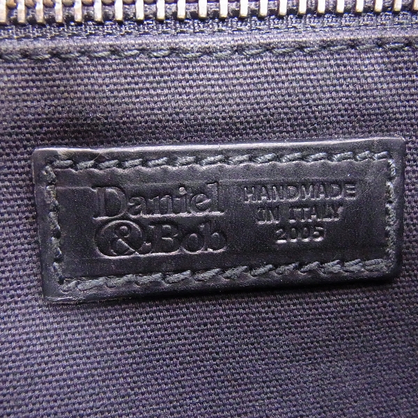 実際に弊社で買取させて頂いたDaniel&Bob/ダニエル&ボブ 型押しレザーショルダーバッグの画像 4枚目
