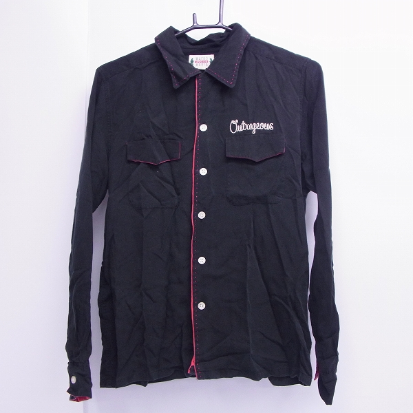 実際に弊社で買取させて頂いたWACKO MARIA/ワコマリア カウボーイ刺繍 レーヨンシャツ Sの画像 0枚目