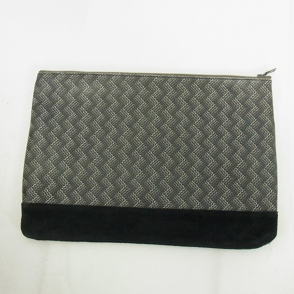 実際に弊社で買取させて頂いたFACTOTUM/ファクトタム スエード切替 クラッチバッグの画像 1枚目