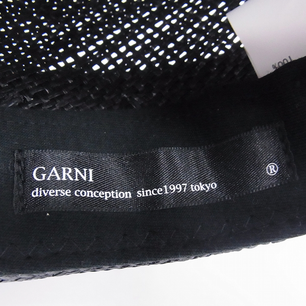 実際に弊社で買取させて頂いたGARNI/ガルニ チャームデザイン 麦わら帽子/ハット/ONEの画像 4枚目