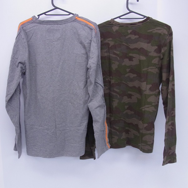 実際に弊社で買取させて頂いたHYDROGEN/ハイドロゲン 長袖Tシャツ スカルプリント/迷彩 2点セットの画像 1枚目