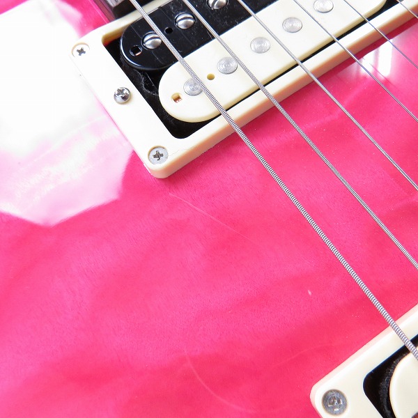 実際に弊社で買取させて頂いた★Greco/グレコ EW-88 Translucent Pink/トランスピンク エレキギターの画像 5枚目