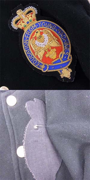 実際に弊社で買取させて頂いたEducation from Youngmachines/エデュケーションフロムヤングマシーン レザーパッチ スタジャン/3の画像 5枚目