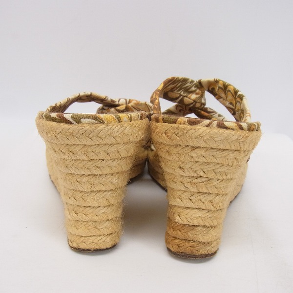 実際に弊社で買取させて頂いたCELINE/セリーヌ ウェッジソール/エスパドリーユ サンダル/36の画像 1枚目