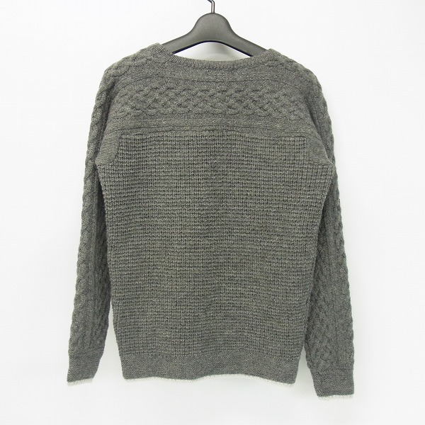 実際に弊社で買取させて頂いたFACTOTUM/ファクトタム STANDARD ケーブルニットセーター/46の画像 1枚目