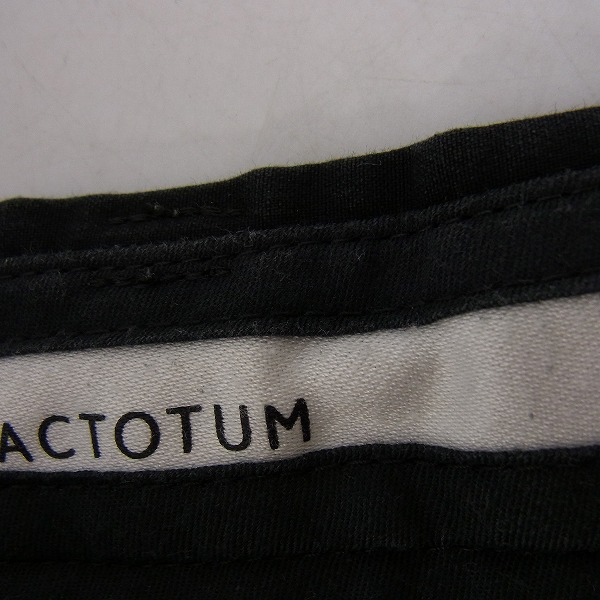 実際に弊社で買取させて頂いたVALLIS by FACTOTUM/ヴァリス バイ ファクトタム ストレッチコットンパンツ　Size：46の画像 6枚目