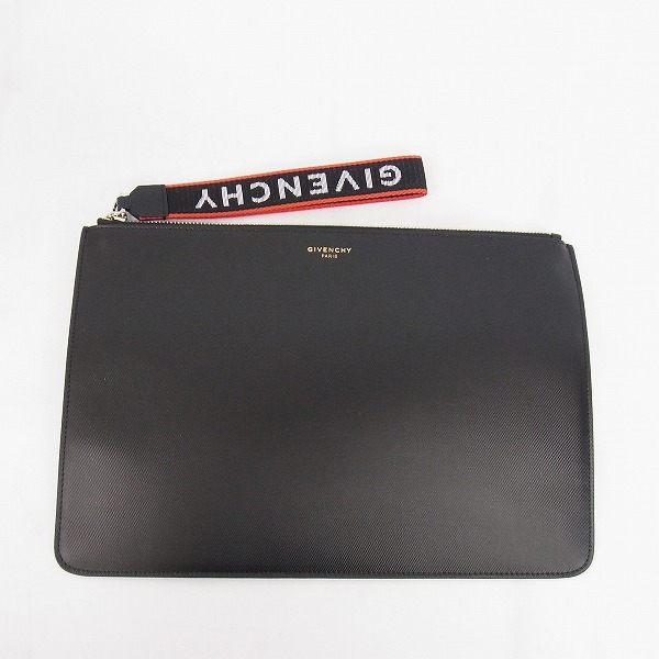 実際に弊社で買取させて頂いたGIVENCHY/ジバンシー ストラップ ラージポーチ/クラッチバッグ