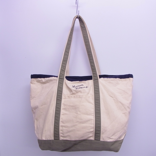 実際に弊社で買取させて頂いたMaison Kitsune/メゾンキツネ コットン トートバッグ