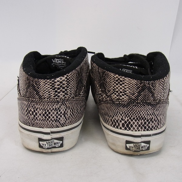 VANS/バンズ HALF CAB/ハーフキャブ パイソン/ヘビ柄 スケートシューズ 